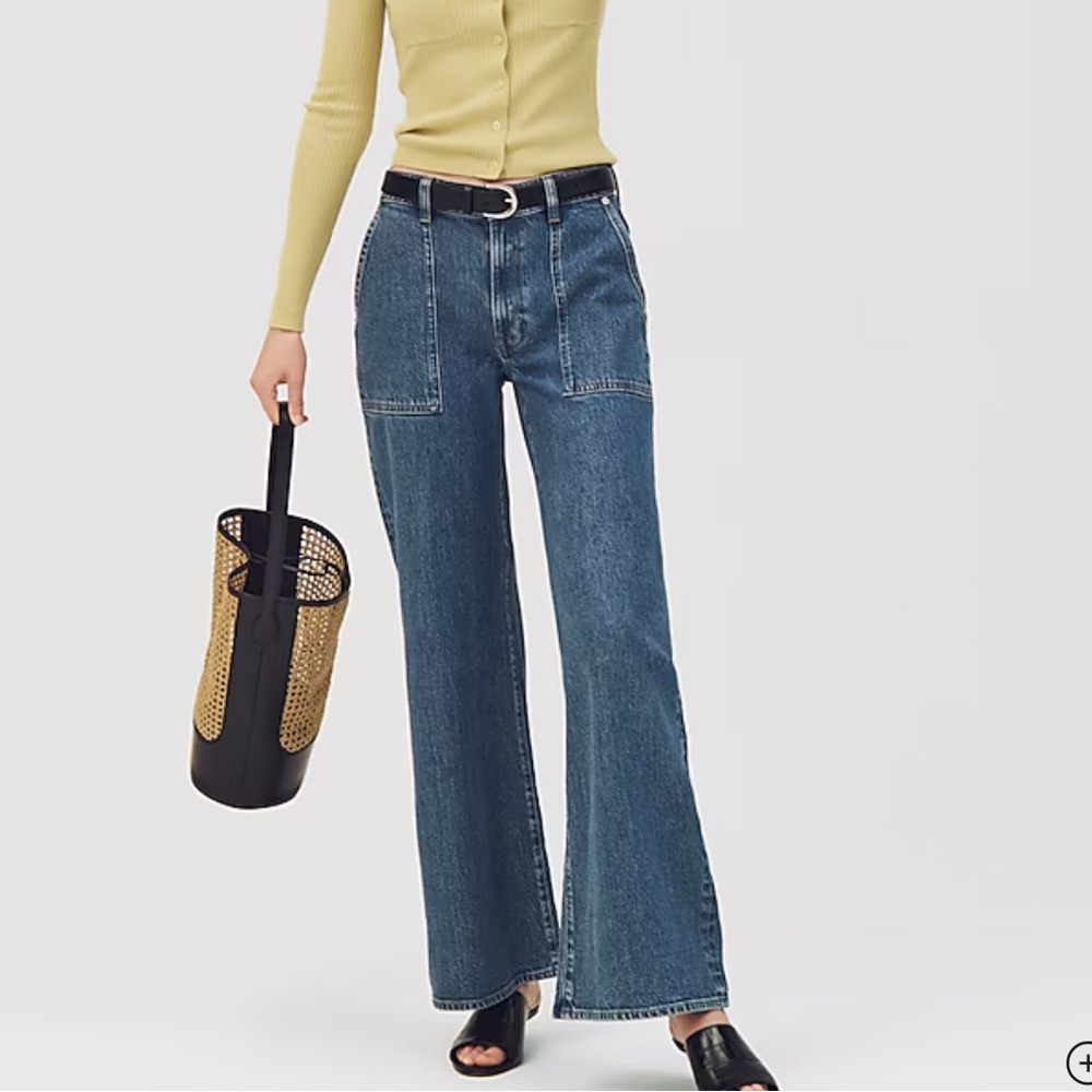 J crew camp pocket high rise jeans 28 NWT!